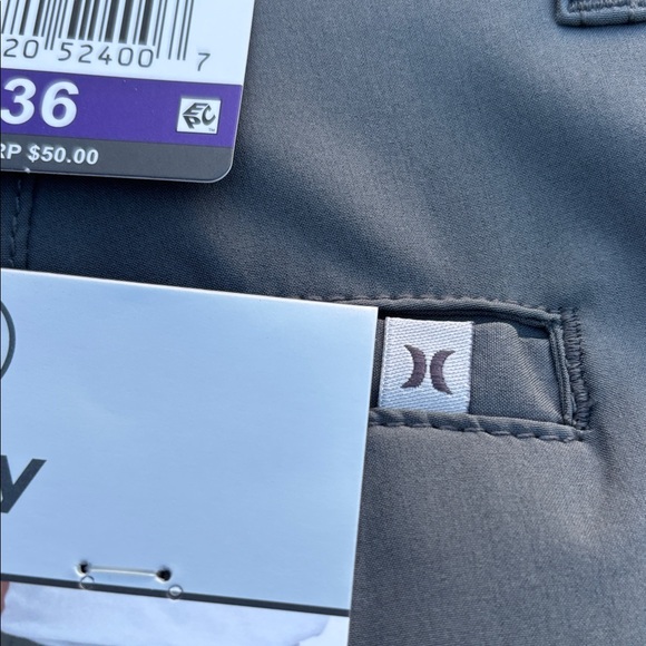 NWT Hurley All Day Hybrid Shorts in Gray. Men's 36. Classic skater/street style! - Picture 9 of 15